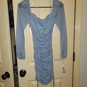 Jump Apparel Blue Glitter dress